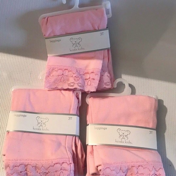 Geoffrey Toys'R Us Other - NWT 3 pack Koala Kids girl leggings light pink 3T